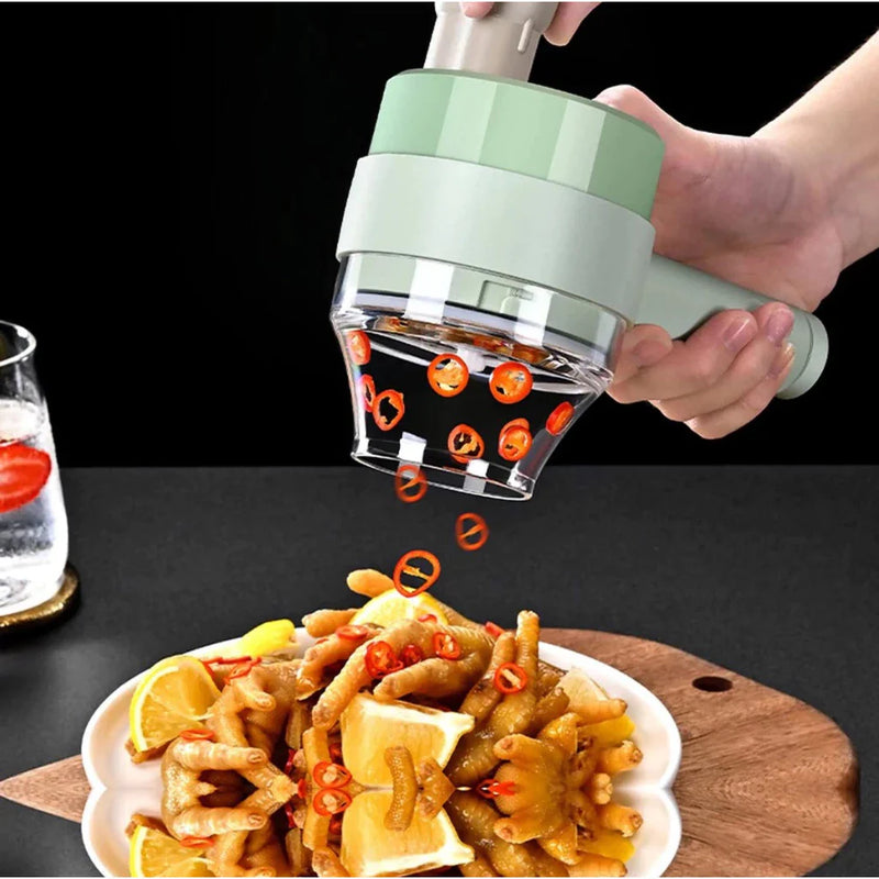 Triturador e Picador De alimentos Elétrico Portátil