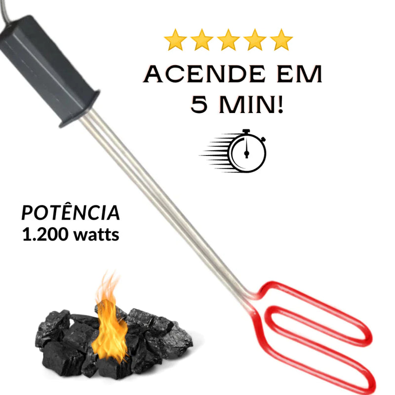 Acendedor Elétrico de Carvão