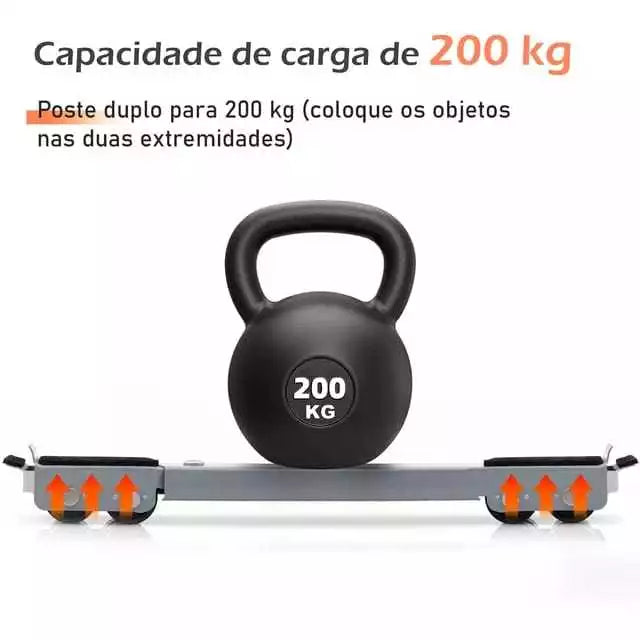 Suporte de Alumínio com Rodinhas - FurnitureMovers - COMPRE 1, LEVE 2.