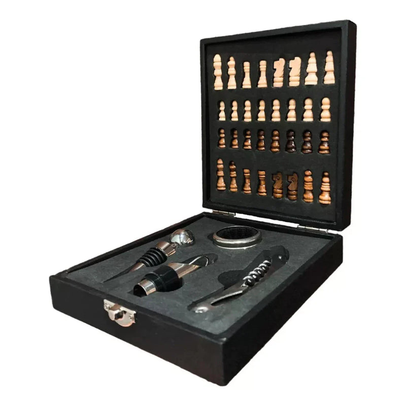 Kit Vinho Xadrez 4 Peças