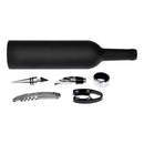 Kit Abridor De Vinho Saco Rolha 5 Peças Estojo Garrafa