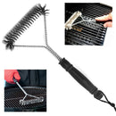 Escova Rolo de Aço Limpa Grelha