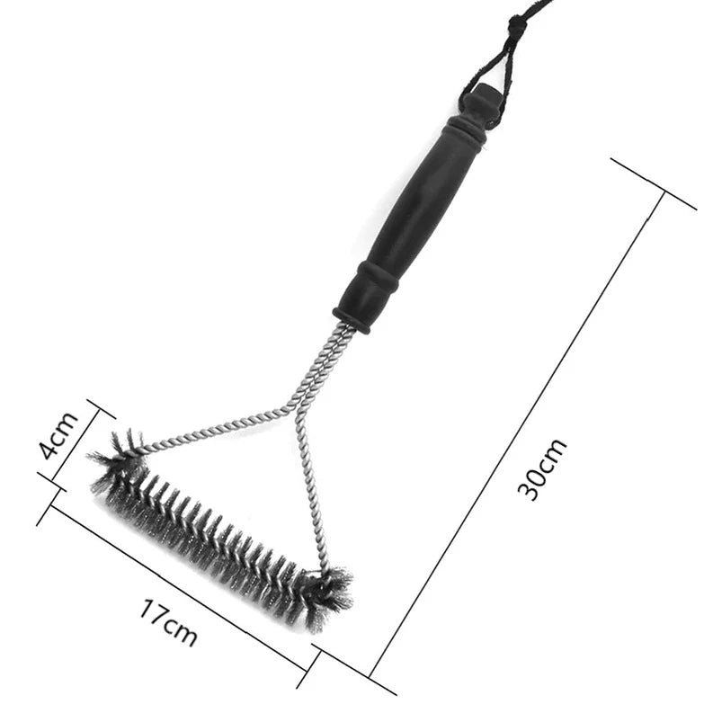 Escova Rolo de Aço Limpa Grelha