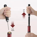 Abridor de Garrafas de Vinho com Pressão de Ar