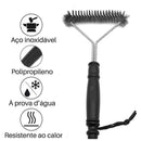 Escova Rolo de Aço Limpa Grelha