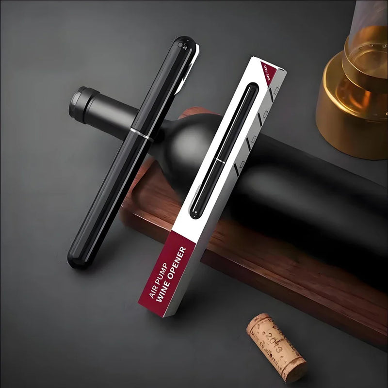 Abridor de Garrafas de Vinho com Pressão de Ar