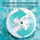 Mini Máquina de Lavar - TurbineWash + BRINDE: BALDE RETRÁTIL 10L