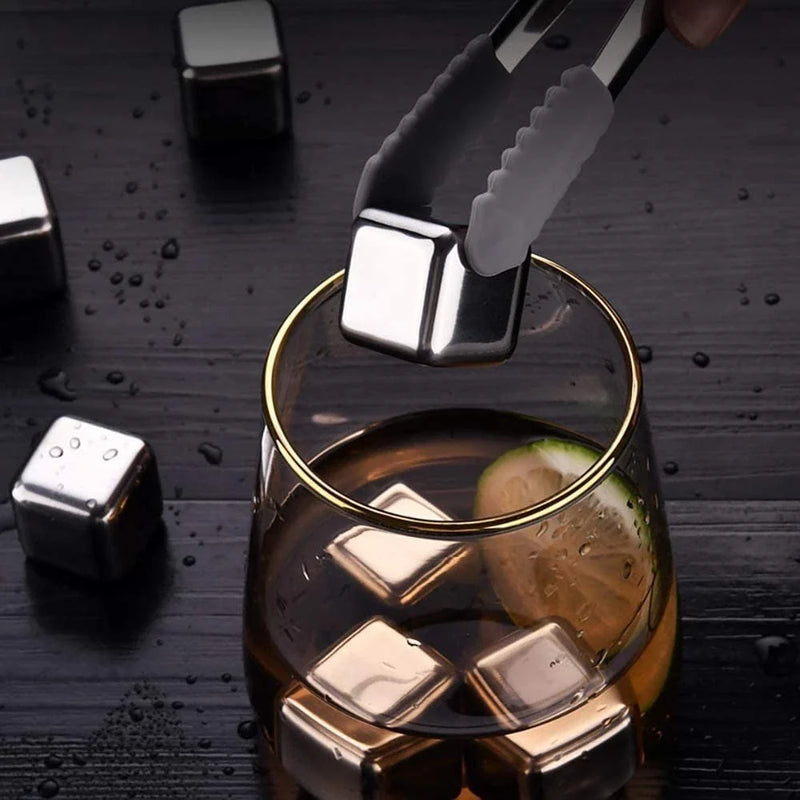 Cubos de Gelo de Aço Inox