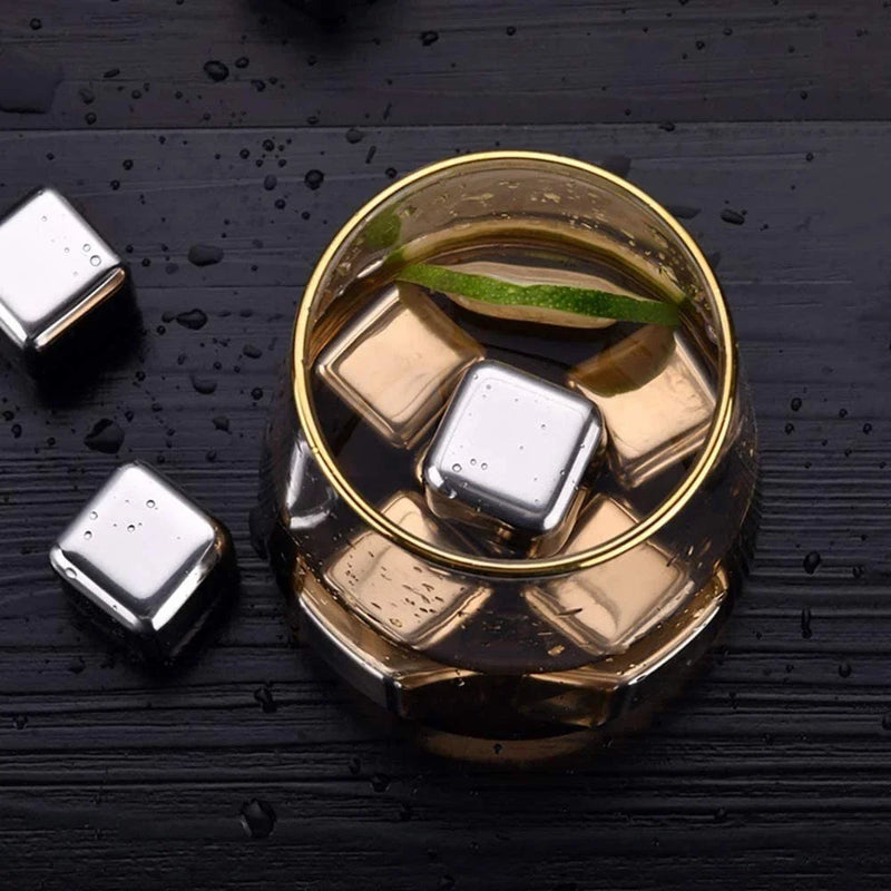 Cubos de Gelo de Aço Inox