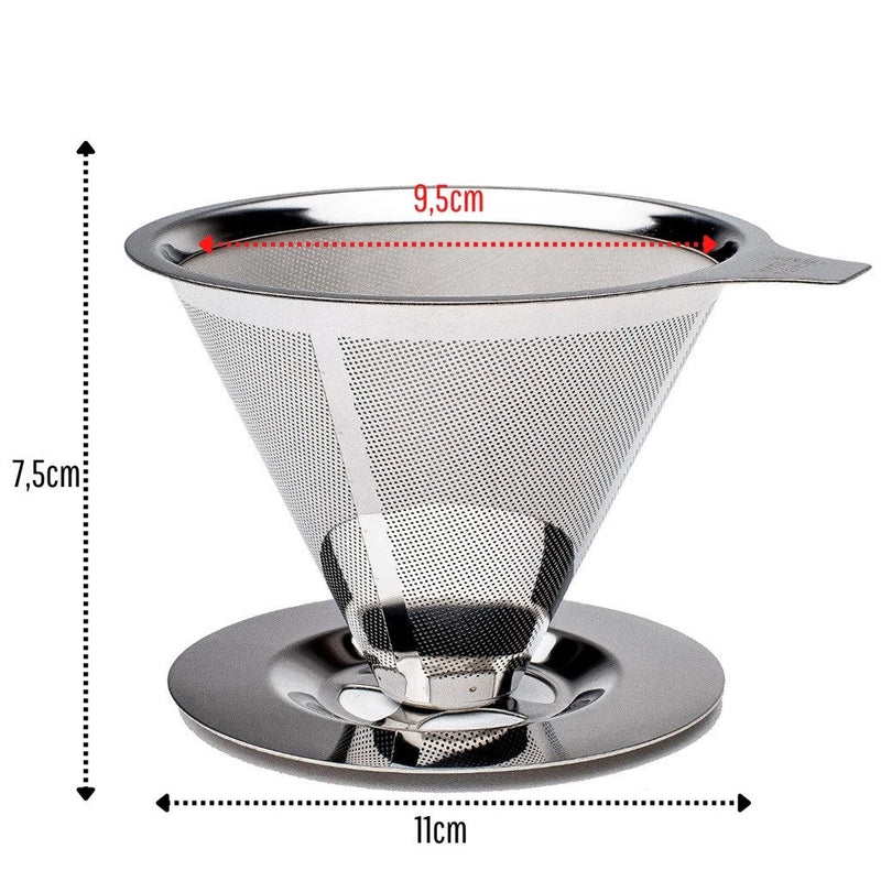 Coador de Café e Chá em Aço Inox