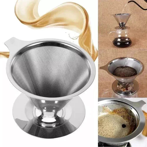 Coador de Café e Chá em Aço Inox